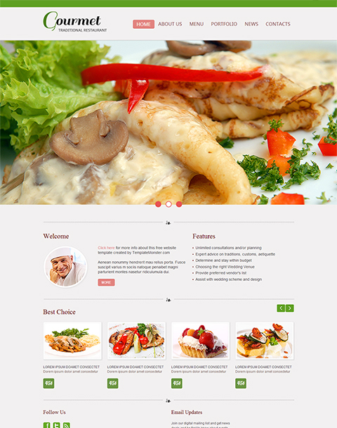Thiết kế website nhà hàng Ngọc Huy
