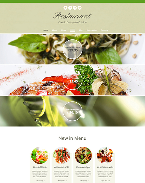 Thiết website nhà hàng Bảo Châu